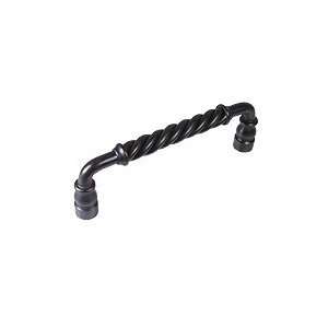   : Top Knobs M671 Normandy Twisted Bar Handle Steel: Home Improvement