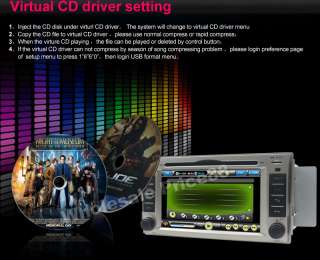 Car DVD Player GPS Nav Bluetooth TV iPod MP3 For Hyundai Santa Fe 