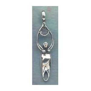  LUNAR GODDESS Stone Setting Sterling Wiccan Jewelry Arts 
