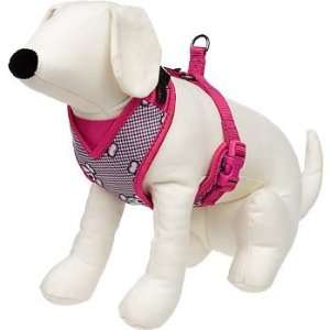  Petco Adjustable Mesh Harness for Dogs with Pink & Black 