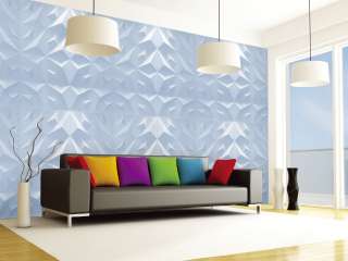 Triangle Design 3D Glue on Wall Panel Plant Fiber Material  