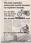 hodaka 125 wombat motocross mx vintage original advertisement ad 1973