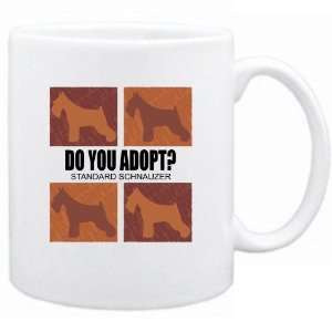    New  Do You Adopt Standard Schnauzer ?  Mug Dog: Home & Kitchen