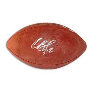 Autographed Cedric Benson NFL Football:  Sports & Outdoors