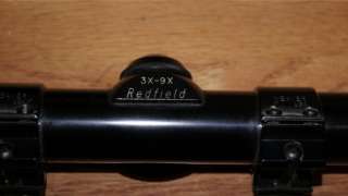   Redfield 3x 9x Vintage Monocular Gun Scope Weaver Rings 3 9x 3x9