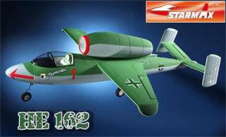 He 162 Salamander 64mm RC EDF Fighter Jet   2.4GHz  