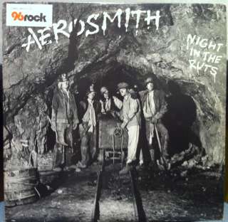 AEROSMITH night in the ruts LP WLP Promo FC 36050 VG+  