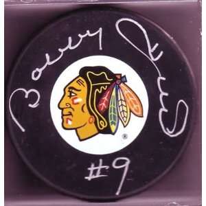 Autographed Bobby Hull Hockey Puck   * * W COA +CASE   Autographed NHL 