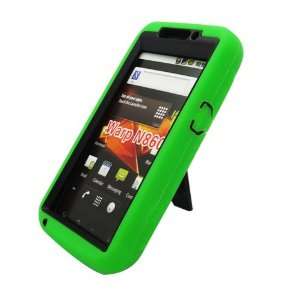   Black Kickstand Double Layer Hard Cover: Cell Phones & Accessories