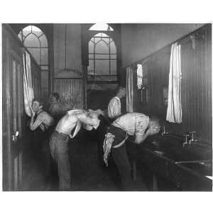  Washing up in the newsboys lodging house,c1890,Jacob A 