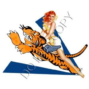  Flying Tiger AVG Pinup Nose Art Decal s126: Musical 