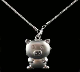   Pig Pocket Quartz Fashion Necklace Pendant Watch Clock Kids Gift Hot