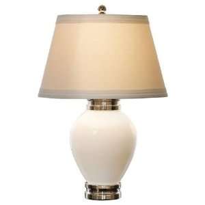  Murray Feiss 9740WTC Whitley Table Lamp, White Cased: Home 