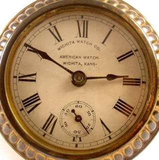 Wichita Watch Co Pocket Watch Ingersoll Waterbury RARE  