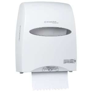   Clark Professional Windows 09991 White SaniTouch Roll Towel Dispenser