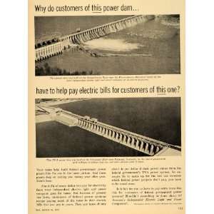  1957 Ad Susquehanna River Dam Paducah Government Water 