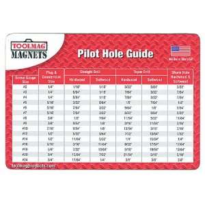  Magnum Magnetics AFG 70039 Magnetic Pilot Hole Chart