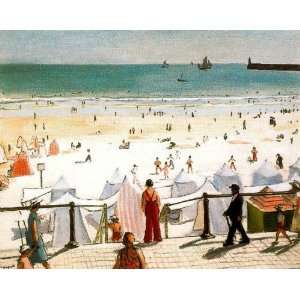FRAMED oil paintings   Albert Marquet   24 x 20 inches   La playa de 