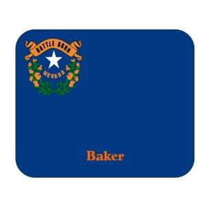    US State Flag   Baker, Nevada (NV) Mouse Pad 