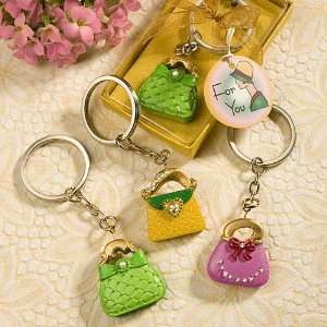  Whimsical Purse Design Key Chain Favors F6485 Quantity of 