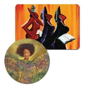   /Three Ladies   Set of 2 African American Magnets: Kitchen & Dining