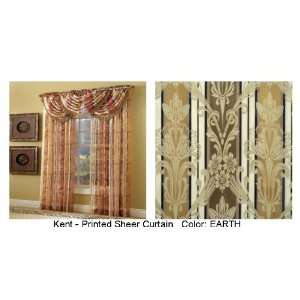  Kent Fringed Waterfall Valance EARTH color