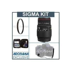  Sigma 70 300mm f/4 5.6 APO DG Macro Tele Zoom Lens Kit 
