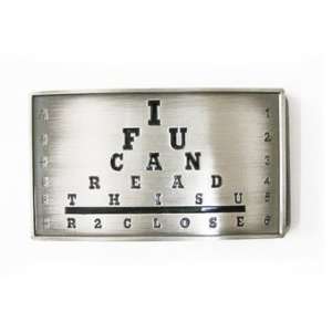   New Fashion COOL Western Eye Chart Belt Buckle T 080: Everything Else