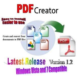 NEW Super Easy PDF Creator Converter Windows XP 7 Vista  
