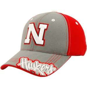 Top of the World Nebraska Cornhuskers Gray EZ Goin One Fit Hat 