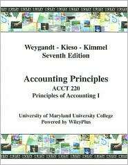 WCS)Accounting Principles, 7th Edition for Acct 220 UMUC, (0470183810 