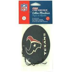  Houston Texans Oval Cotton Freshener Case Pack 60 