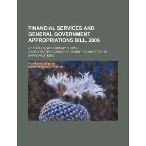  Financial services and general government appropriations 