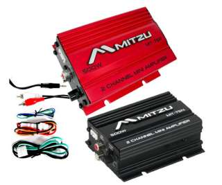 Package Deal 2X Mitzu 500W 2CH Motorcycle ATV Scooter  Amplifiers 