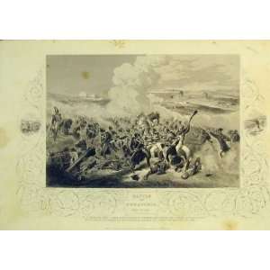   1855 Scene Battle Eupatoria War Soldiers Horses Guns: Home & Kitchen