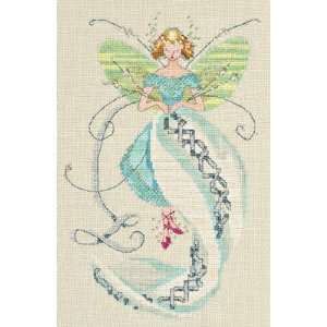  Stiching Fairies Linen Fairy   Cross Stitch Pattern: Arts 