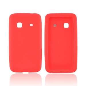  Red Silicone Case Cover For Samsung Galaxy Prevail M820 