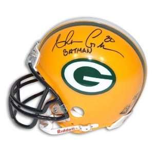  Ahman Green Signed Packers Mini Helmet   Batman Sports 