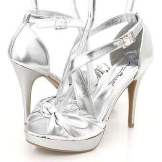  Anne Michelle Obscene78 Heels Silver: Shoes