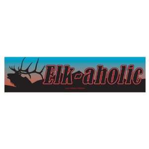  Elk aholic (Bumper Sticker): Everything Else