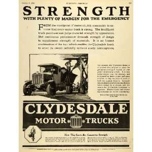   Steel Strength Clyde Automobile   Original Print Ad: Home & Kitchen