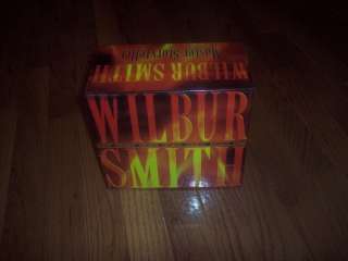 Boxed SET Lot of 8 Wilbur Smith Novels PB ACTION Suspense cry wolf 