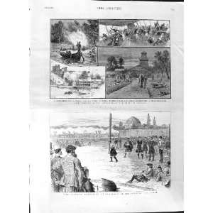  1881 CABER STAMFORD BRIDGE SCOTLAND CANADA BOAT CRASH 