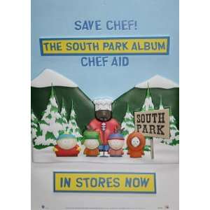    SOUTH PARK Chef Aid RARE POP OUT PLASTIC POSTER: Everything Else