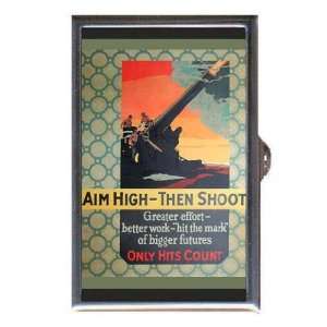  1920s Aim High Then Shoot Coin, Mint or Pill Box Made in 