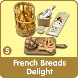 Re ment BREAD & BUTTER #5 French Bread Food Barbie  