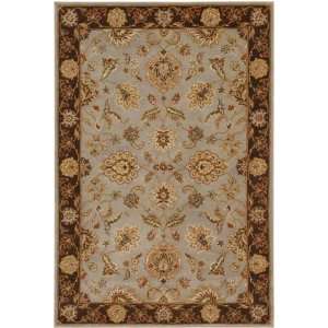   Rugs Poeme Valence PM48 Fog/Cocoa Brown 1 6 X 1 6 Area Rug Home