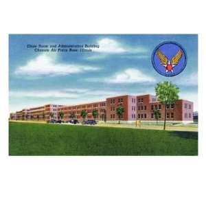 Chanute Air Force Base, Illinois, Exterior View of the Class Room and 