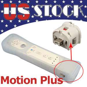   MotionPlus Motion Plus Adapter + Silicone Case For Nintendo Wii Remote