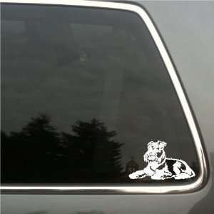 Airedale Terrier vinyl decal Small